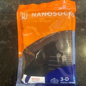 NanoSocks Black 3-D Nano-Weave Socks